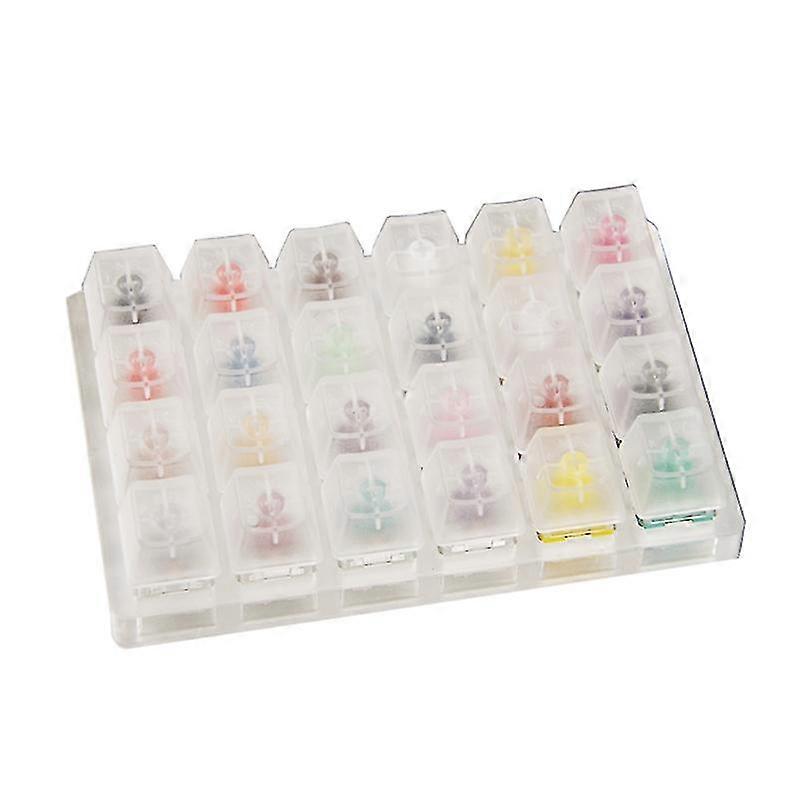 Cherry Mx Switch Tester Mechanical Keyboards 24-key Switch Testing Tool Acrylic
