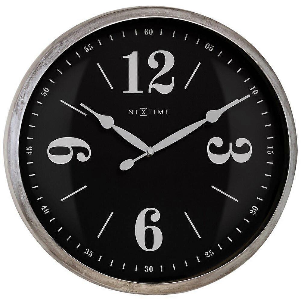 NeXtime - 3290ZI - Wall Clock - 39cm - silver - Classic