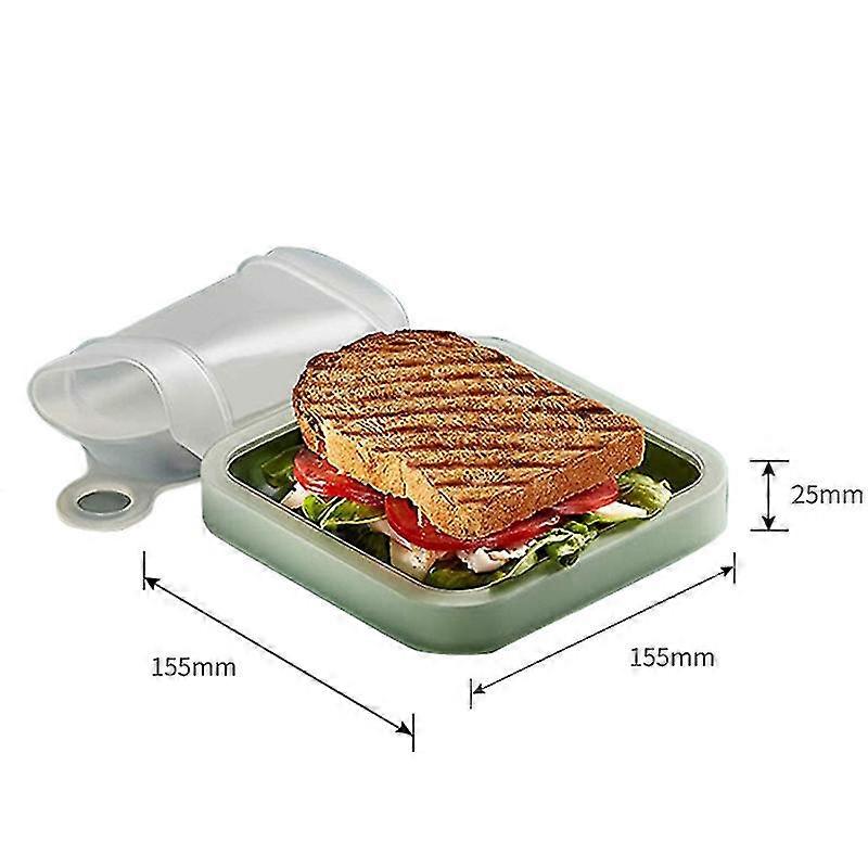 Office Worker Lunch Box Reusable Silicone Snack Container