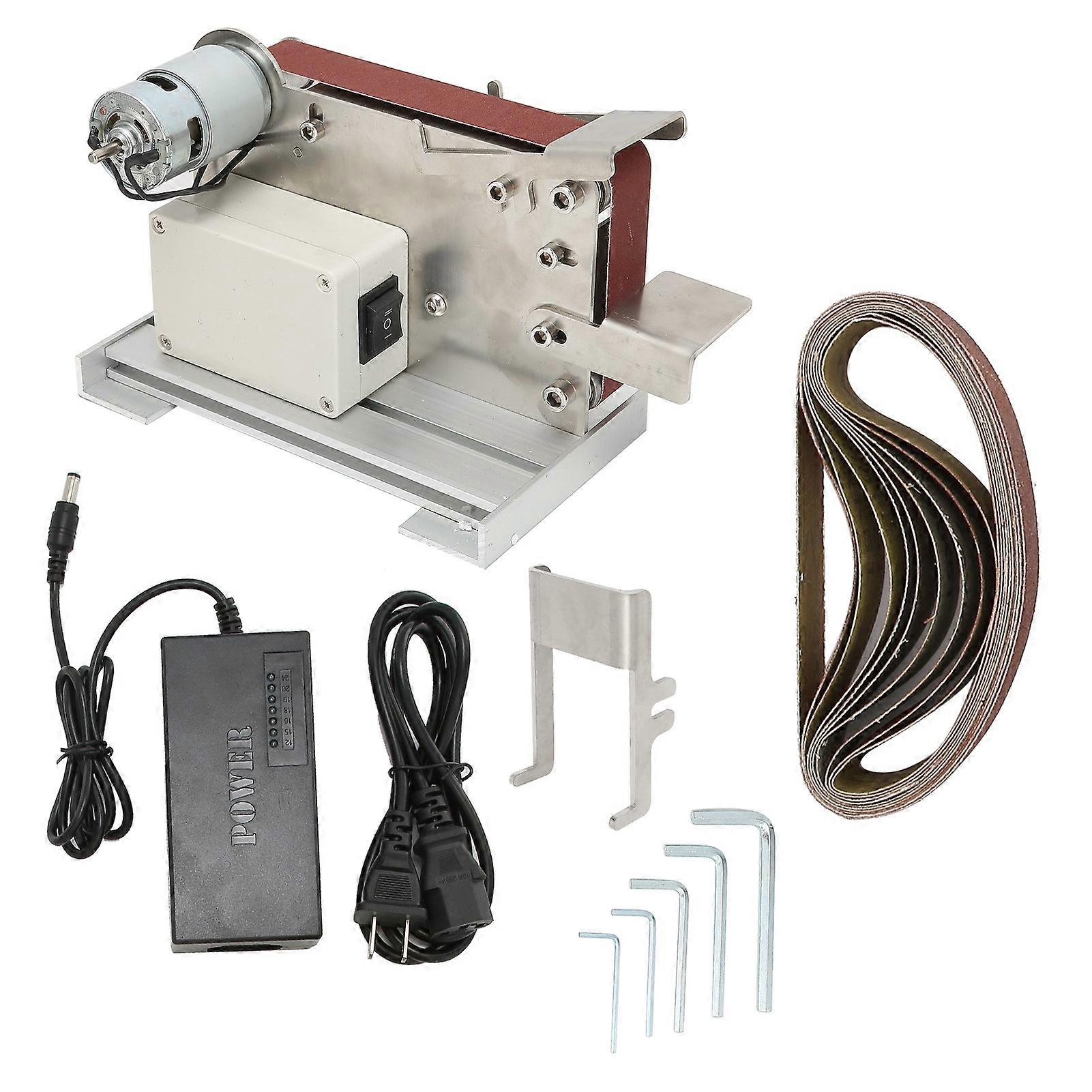 آلة الحزام الصغير DIY الكهربائية ساندر سطح المكتب تلميع طاحونة الملحقات AC 110 × 240VUS التوصيل 775 (100 واط)