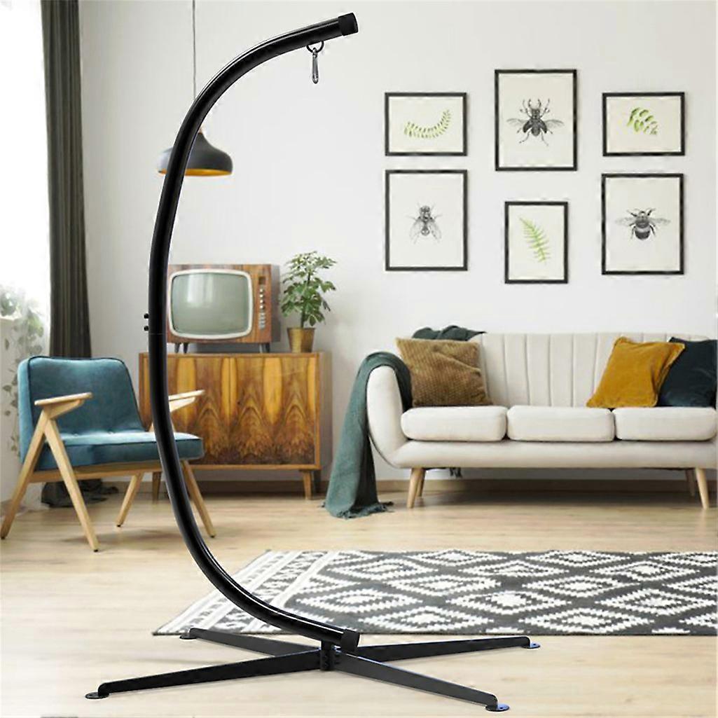 Durable C-Stand for Hanging Hammock Swing Chairs