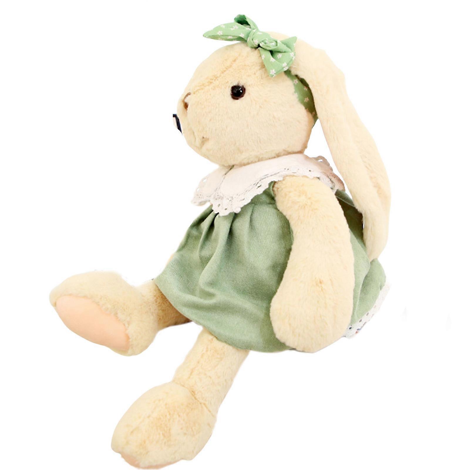 Kawaii Rabbit Plush Toys Realistic Stuffed Doll Soft Comfortable Skin-friendly Plush Toy for Children Girls Gift Decoration