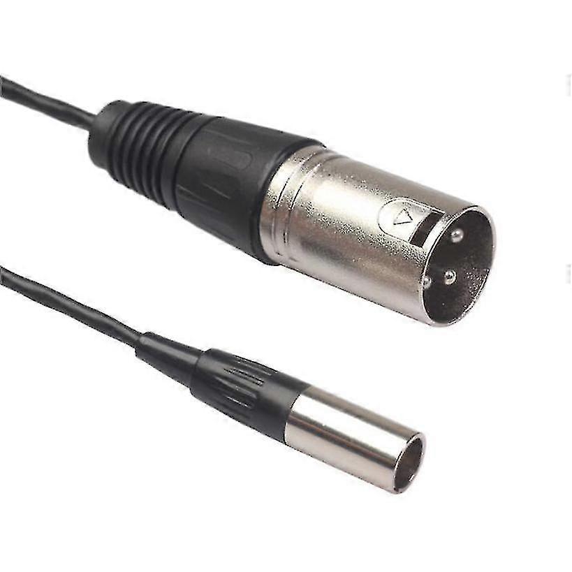 Connecteur Mini XLR Mâle 3 Broches - Prise Jack Socket Pour Câble Audio - Neuf
