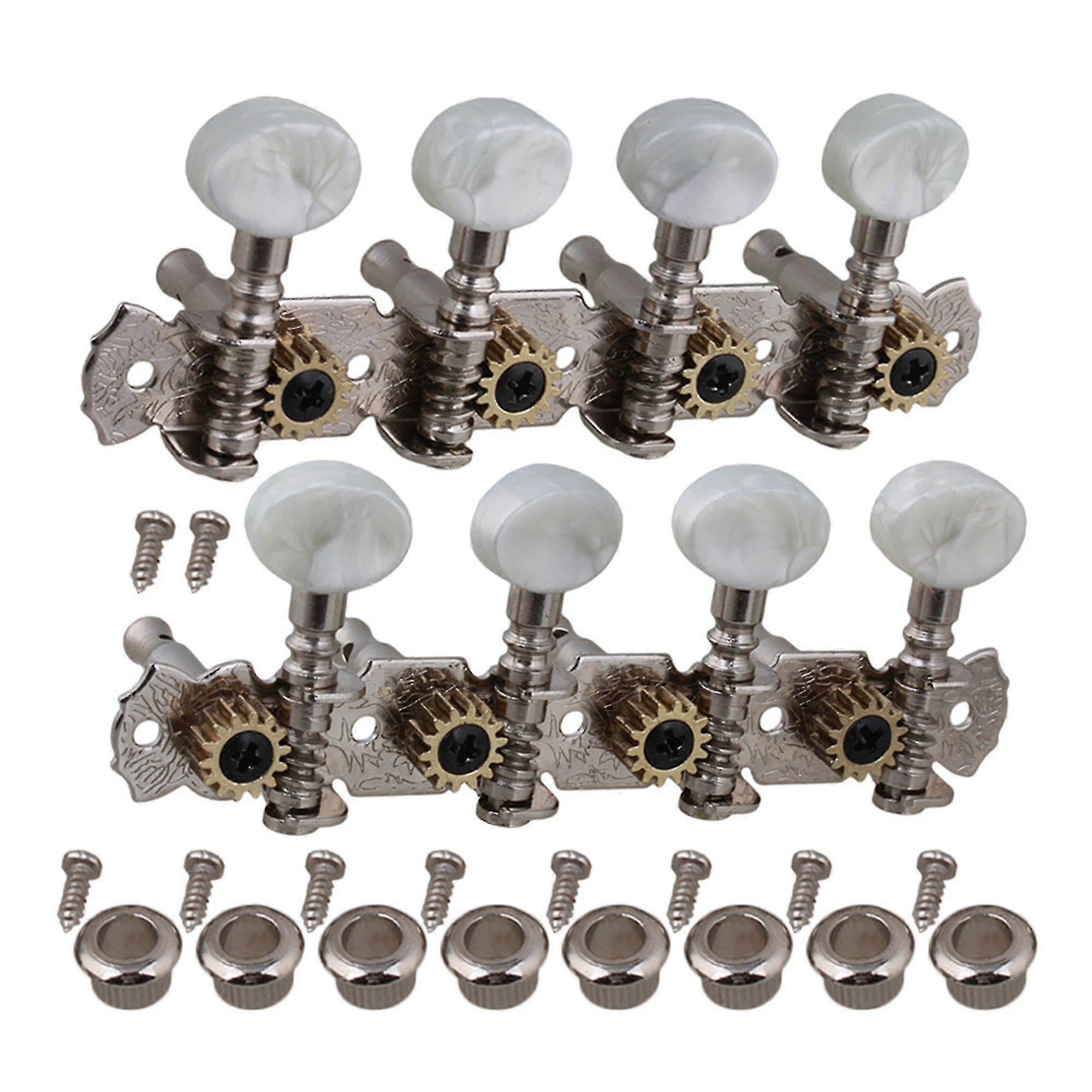 4 +4 witte pearl knop mandoline machinekoppen