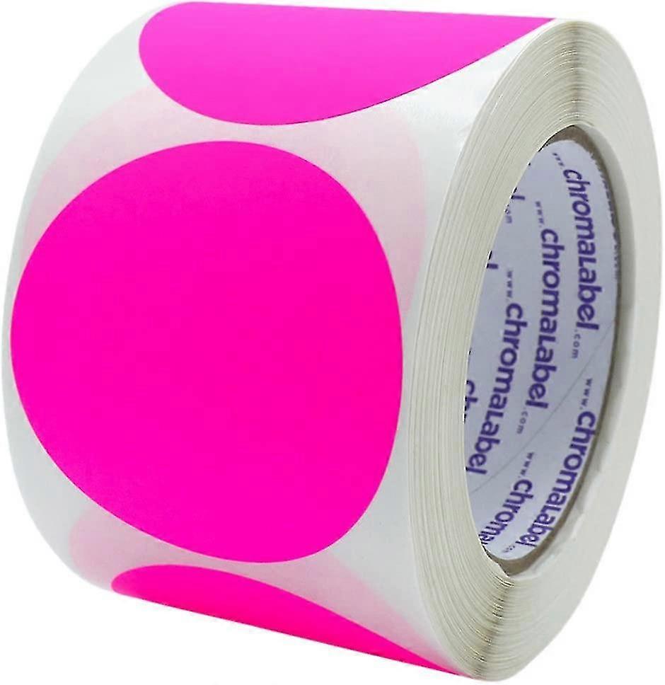 Label 2 Inch Round Removable Color-code Dot Stickers, 500 Per Roll, Dark Blue