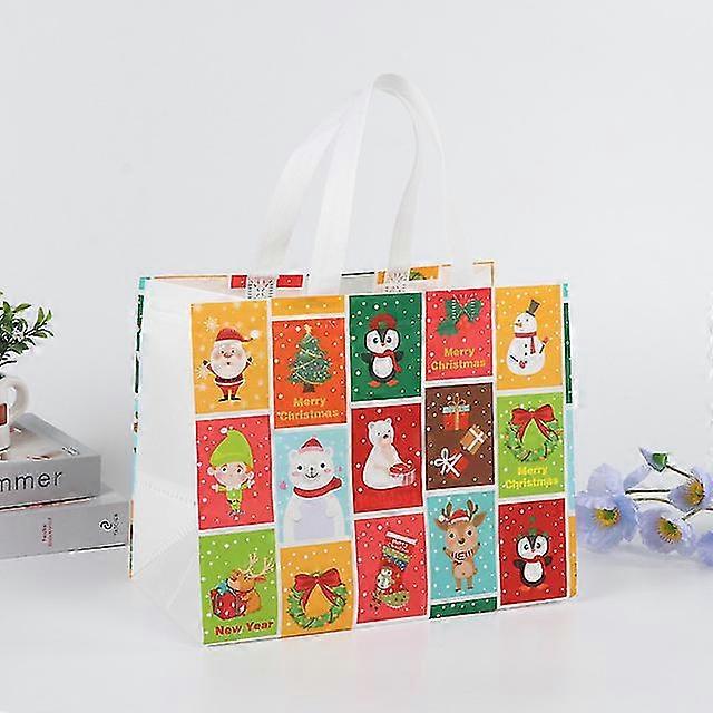 Ajándéktáska Mikulás hóember cukorka ajándék csomagoló táska 2023 Merry Party lakberendezés Navidad Noel 2024 újév