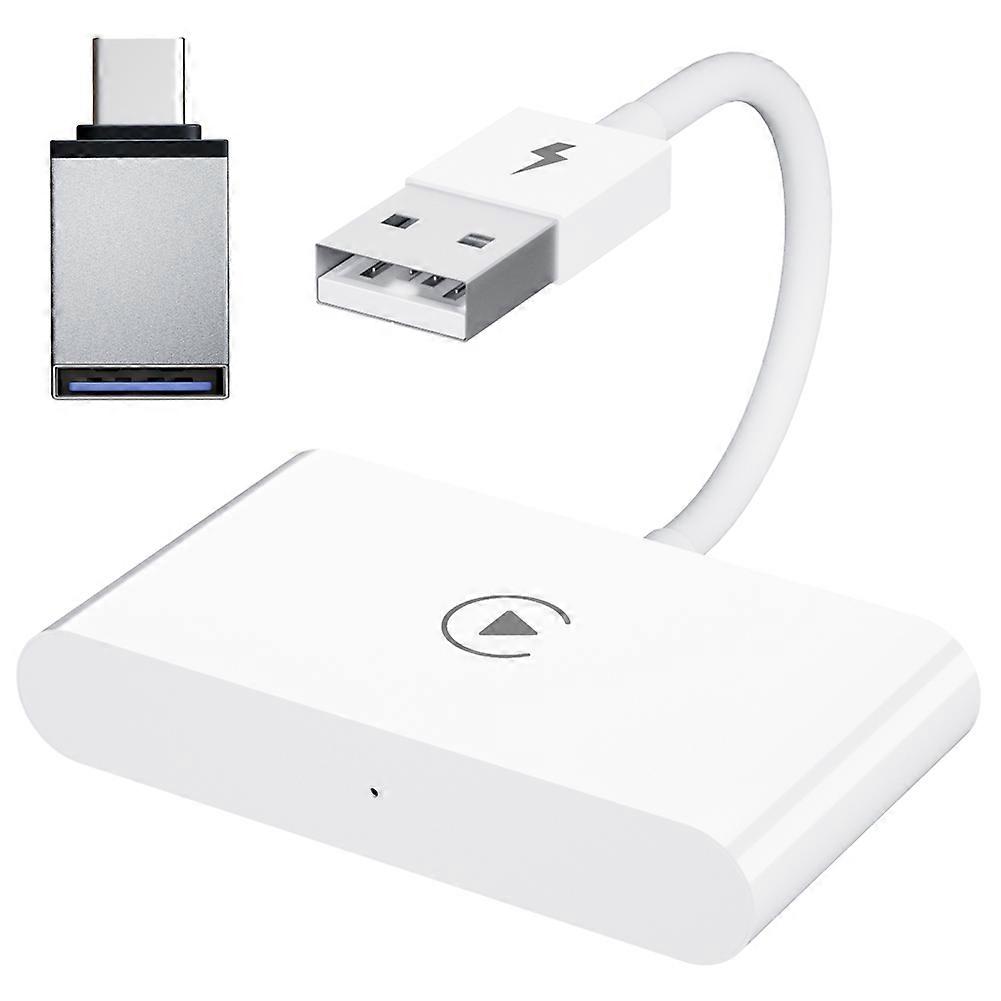 Adaptor CarPlay fără fir 0.25W Mini Wired Carplay Dongle Plug Play 5GHz WIFI AI Box Compatibil Bluetooth pentru Andriod pentru Ipone