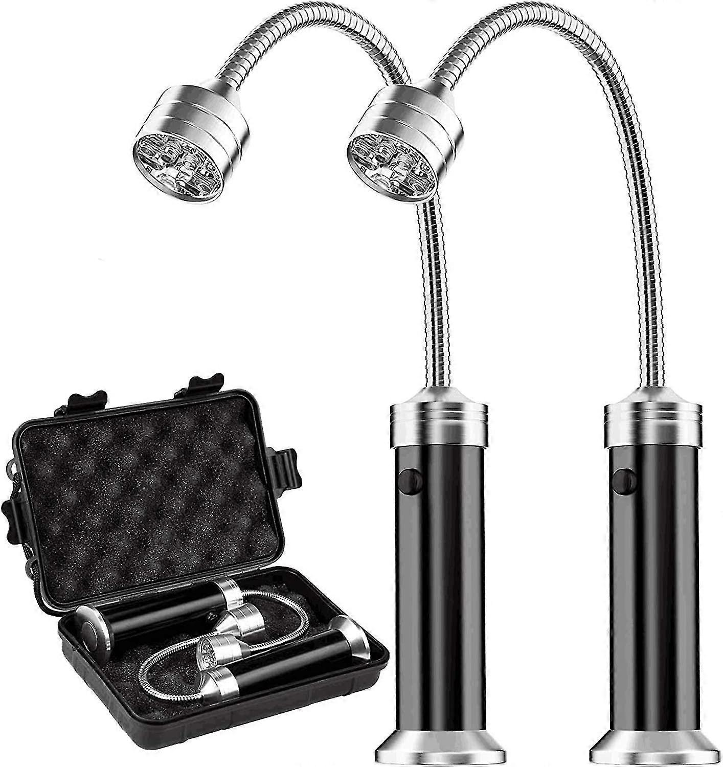 2 Pcs Magnetic Adjustable Bbq Light For Outdoor Bbq Accessories