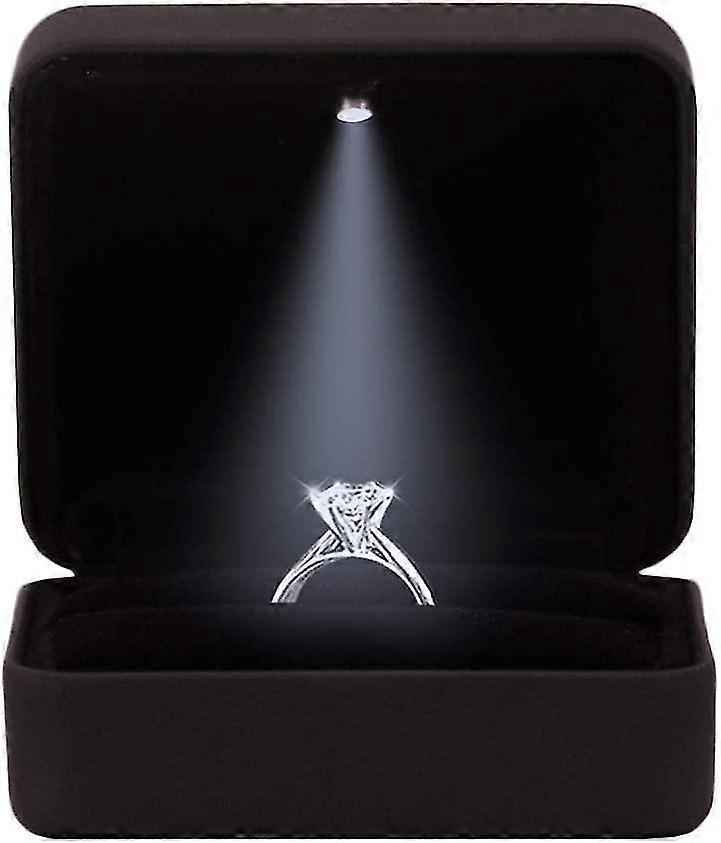 Engagement Ring Led Light Ring Box Jewelry Gift Box