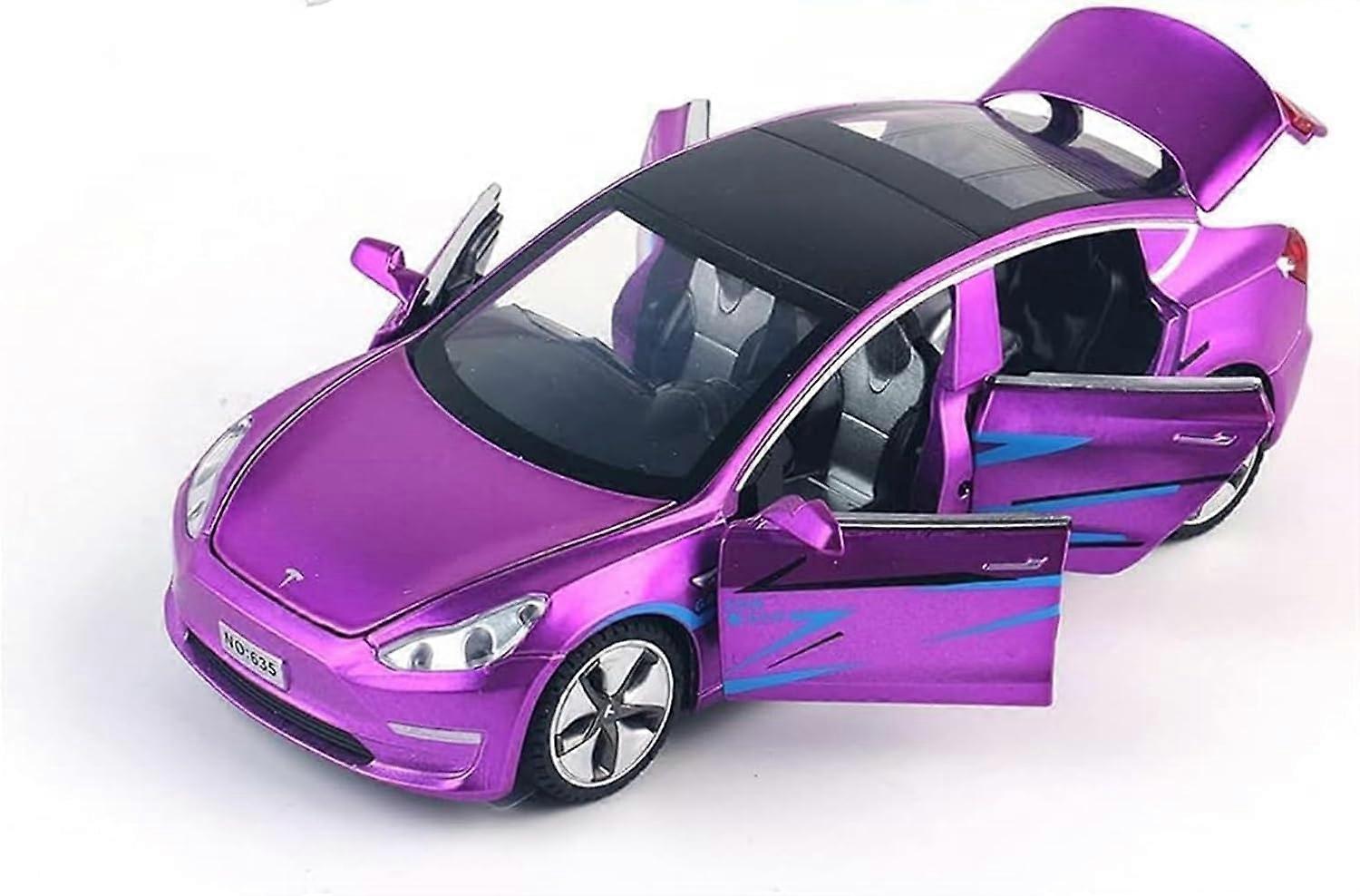 1:32 سبيكة تسلا X90 نموذج السيارة سحب الألعاب الإلكترونية مع الأضواء والموسيقى ، لعبة سيارة دييكاست متوافقة مع تسلا موديل X ، لعشاق تسلا جمع