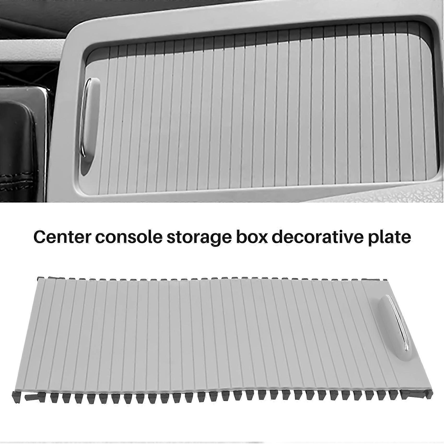 車の内側の屋内センターコンソールローラーブラインドカバー-メルセデスC / E-Calss W204 S204 W212 S212 A20468076079051グレー