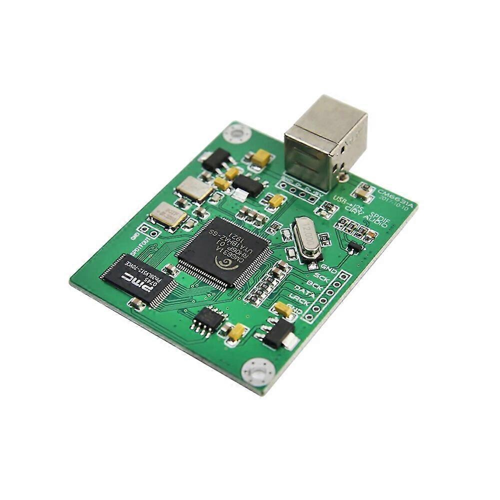 CM6631A Digital Interface Module DAC Board USB to I2S/IIS SPDIF Output 24Bit 192K 384K ASIO Backward Compatible for Arduino Diy