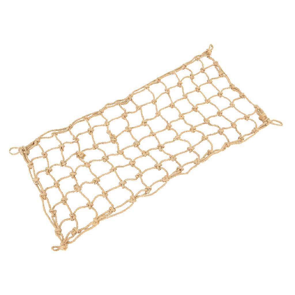 Giocattolo amaca a rete con corda da arrampicata tessuta per piccoli animali criceti da compagnia scoiattolo uccelli pappagalli cacatua conuri