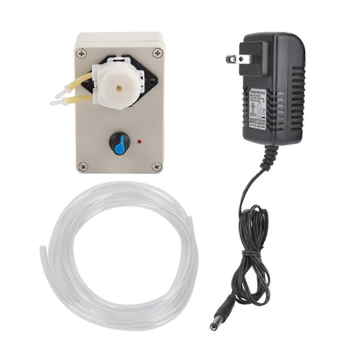 Peristaltic Pump Head AB21 Electric 12V/24V Silicone Tube Adjustable Speed Titration Pump Metering