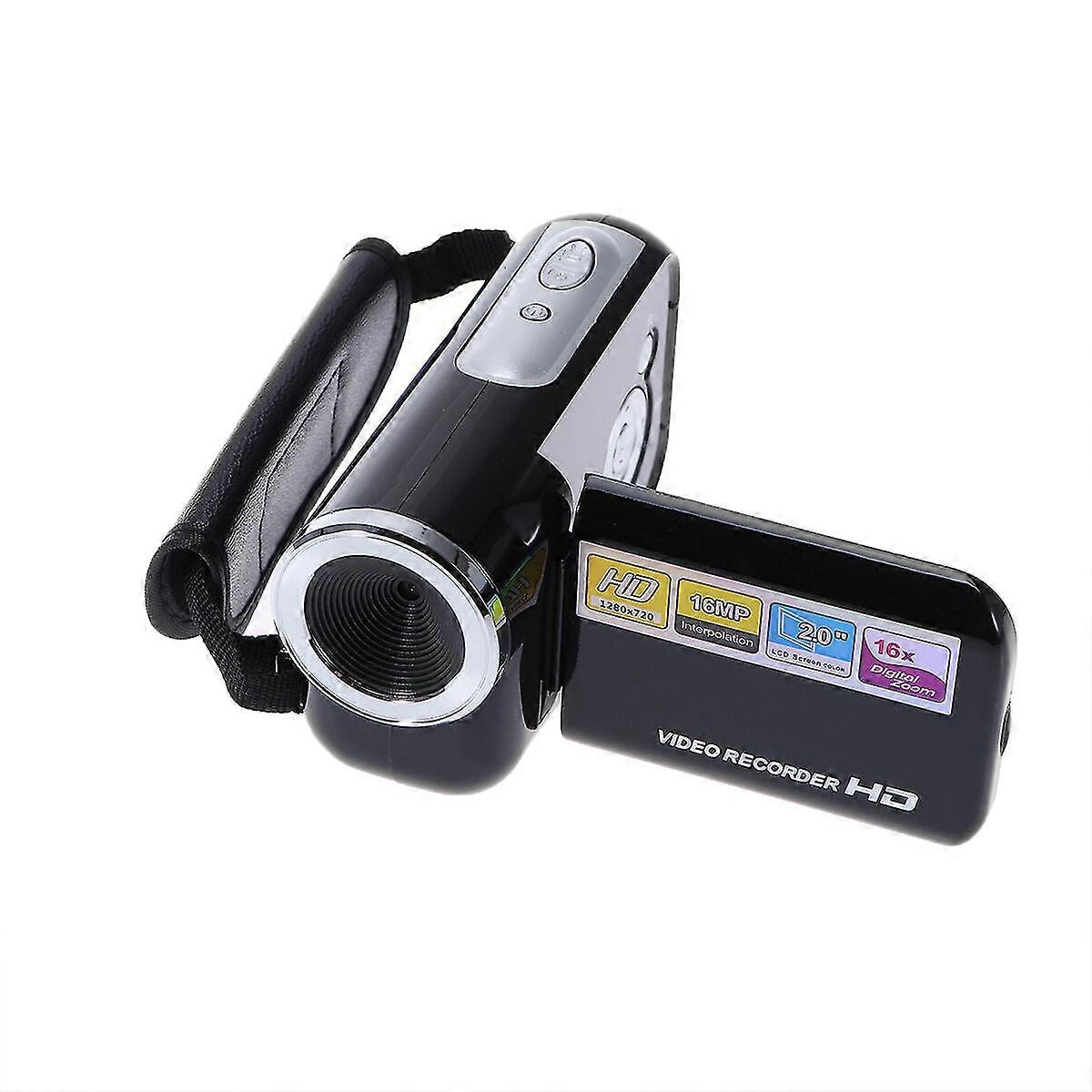 Mini Video Dv Camcorder Handheld 16 miljoen pixels digitale camera led flash digitale zoom 2,0 inch (zwart)