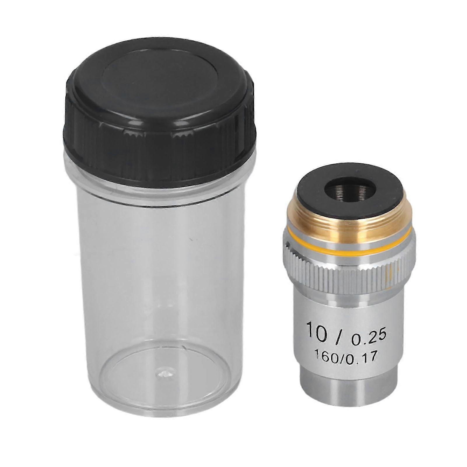 Objectif achromatique haute puissance 10X pour microscope - Interface 20,2 mm