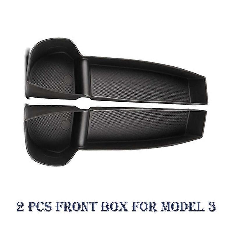 Door Side Storage Box Door Handle Armrest Tray Organizer for Tesla Model 3 Model Y 2021 2020 2022Front Rear Door 4pcs/Set