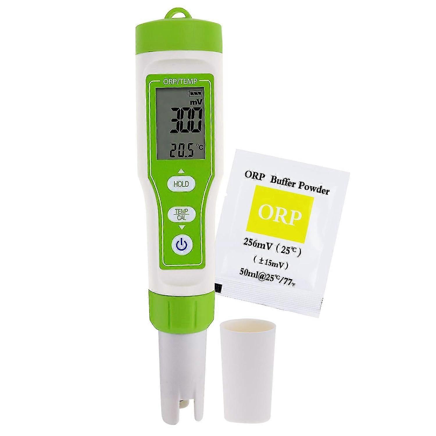 Digital Orp Meter With Automatic Calibration & Orp Powder Buffer, -1200~1200mv High Accuracy Orp Tester For Water Testing