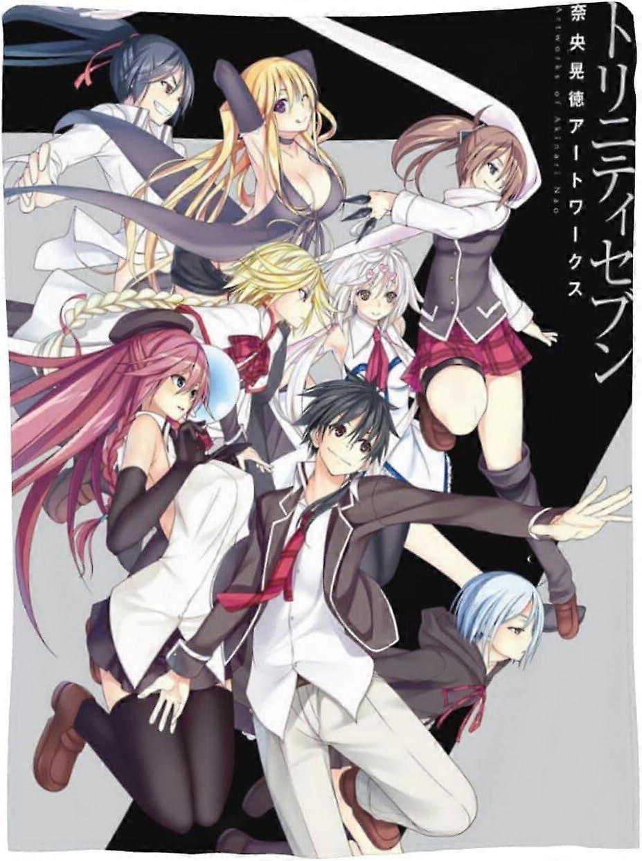 Cobertor de anime Cobertor de lã super macio para sofá-cama sofá viajando acampamento