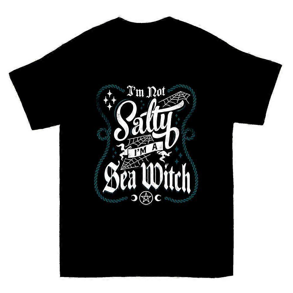 Not Salty Witch Funny Goth T-shirt