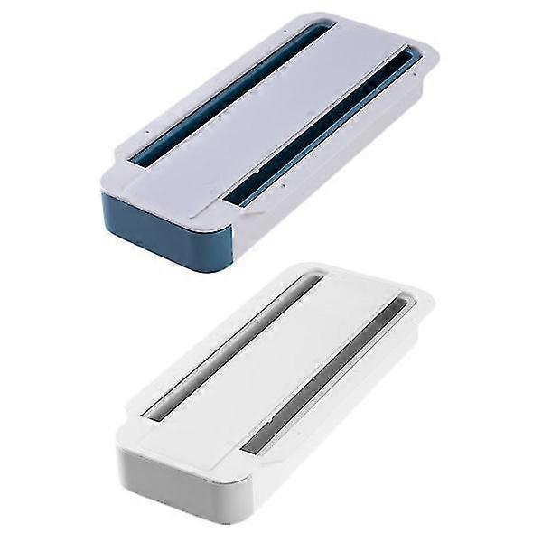 2pcs Under Table Drawer Pencil Boxes Hidden Stationery Boxes Pen Storage Boxes