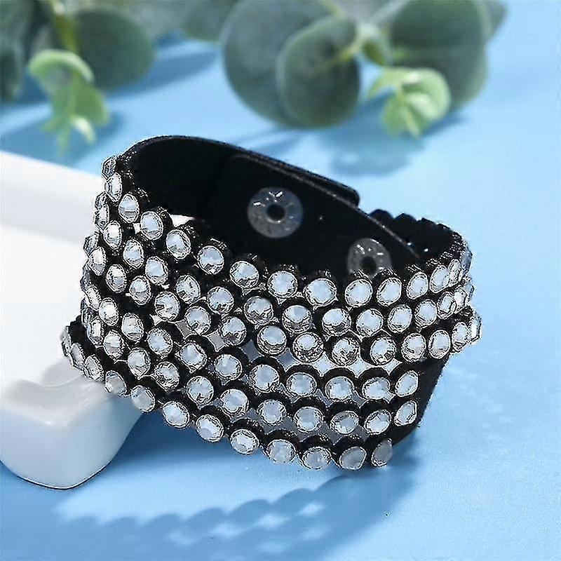 stone bangle / bracelet(black white)