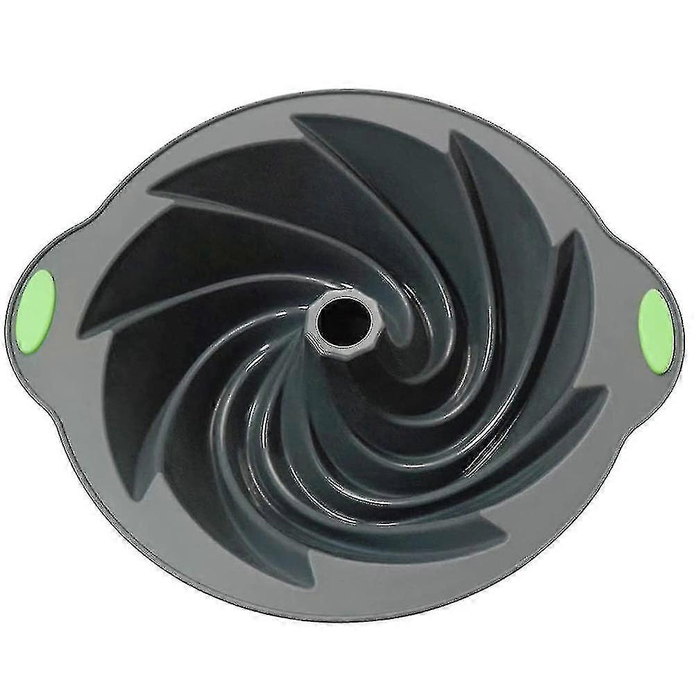 Silicone Cake Pan Cake Baking Pan Non-stick Pan Grooved Cake Pan With Steel Frame And Handle Used F