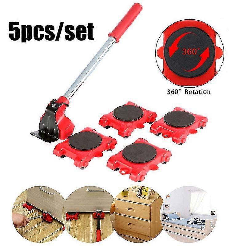 Moving Tools Furniture Mover Tool Set Heavy Stuff Transport Lifter 4 Wheeled
