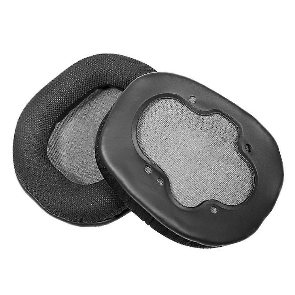 Replacement Leather Mesh Ear Pads Cushion Cover for ROG Cent-urion True 7.1
