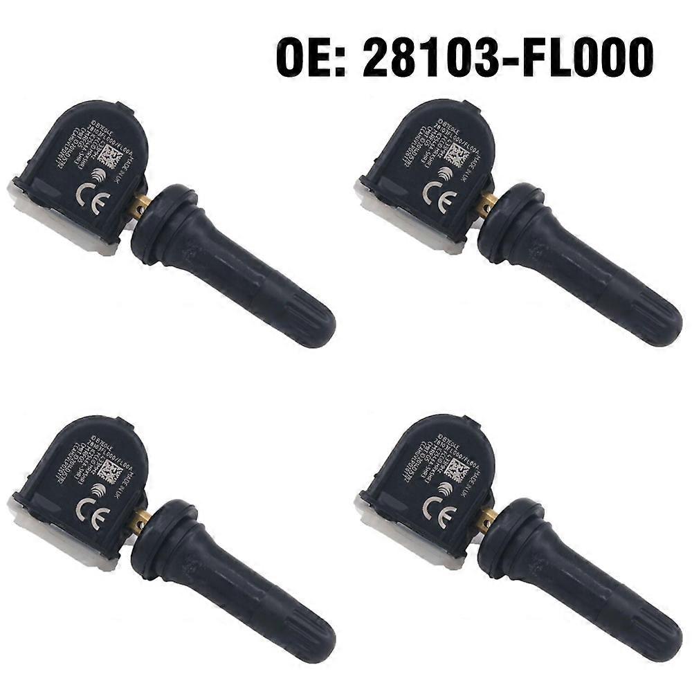 4 PCS Car Tire Pressure Monitor Sensor TPMS 28103-FL000 For Subaru Forester Outback Ascent Impreza 2018 2019 2023