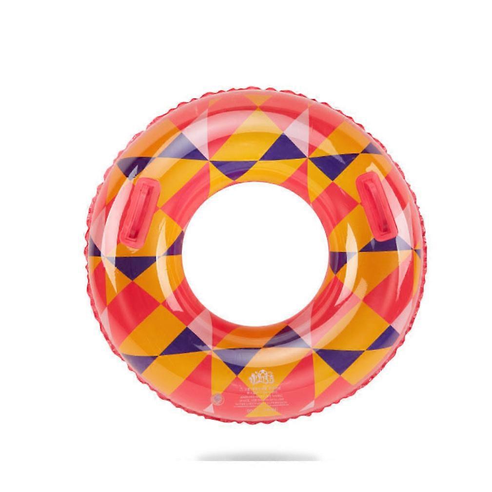 Artful Orange Swimming Ring Summer Inflatable Pool Float for Adults
