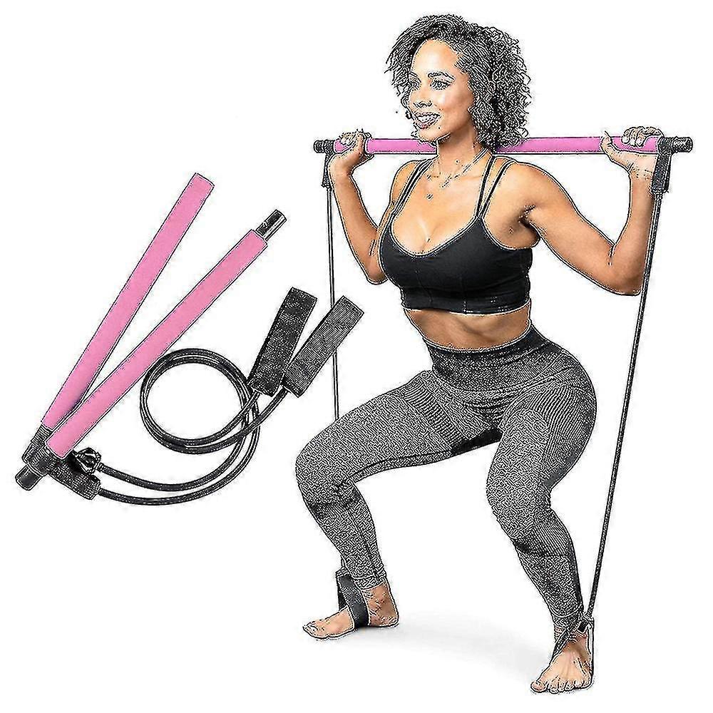 Serenily Pilates Bar Yoga Stick Pilates Bar Kit For Home Gym