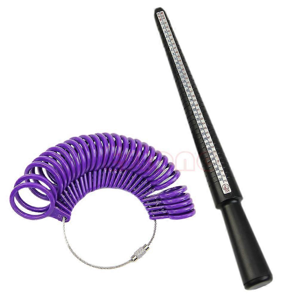 Mandrin Finger Gauge Ring Sizer Pratique Ring Size Stick Measurement Tool Set
