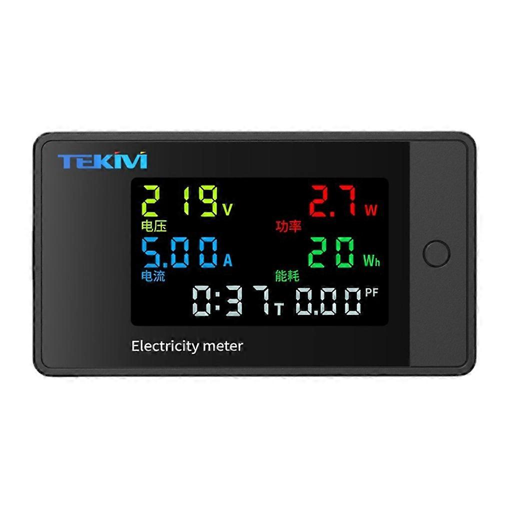 LCD Digital Display Ammeter Voltmeter Multimeter Backlight Counting Function