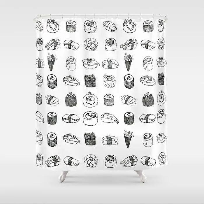 Badrum duschdraperi design stil - 646