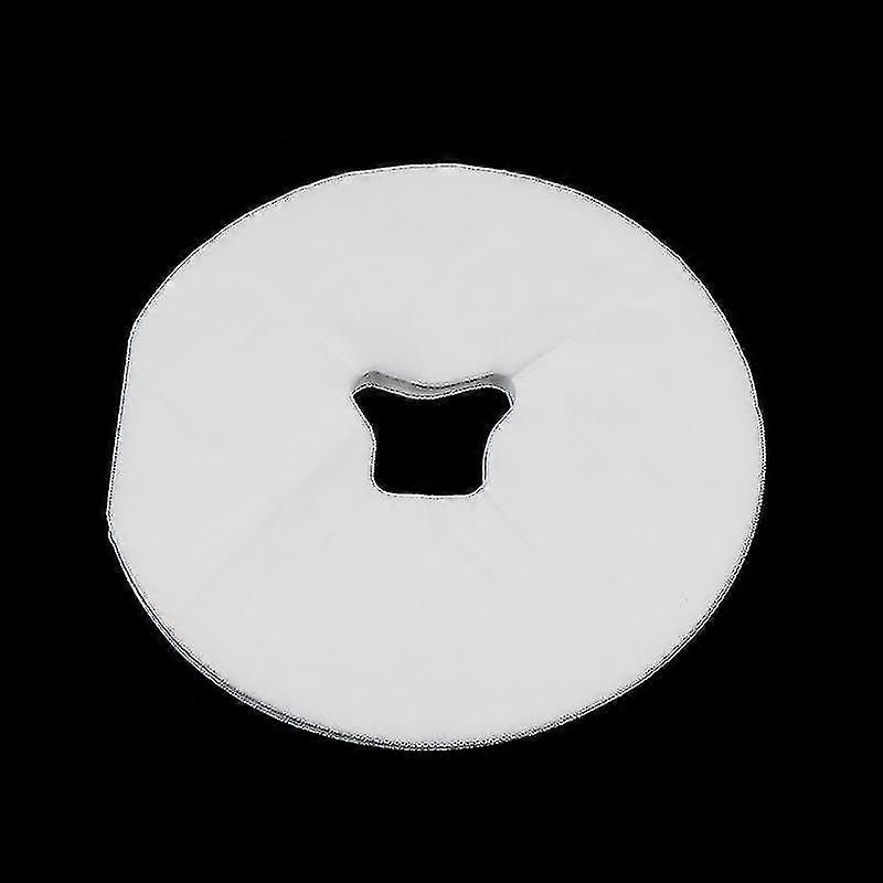 100pcs Disposable Face Rest Sheets Headrest Cradle Covers For Massage Bed White