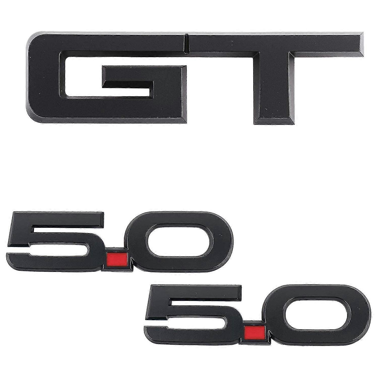Badge Emblems Replacement Gt Emblem Plus 5.0 Emblems Compatible For Decals 2015-2017