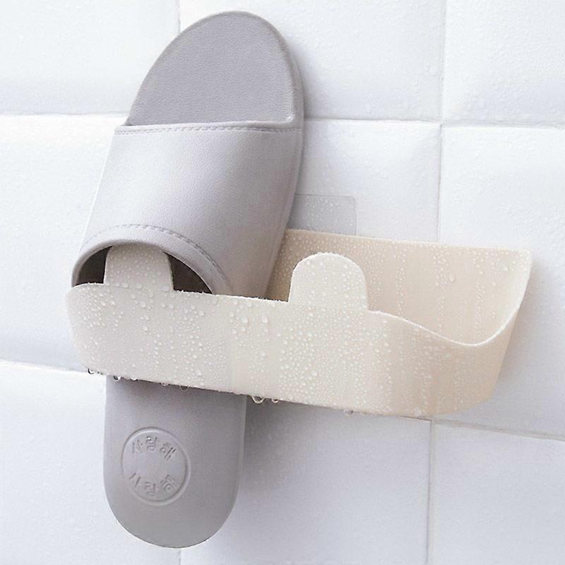 Bathroom Slippers Wall Hanging Punchless Hanger