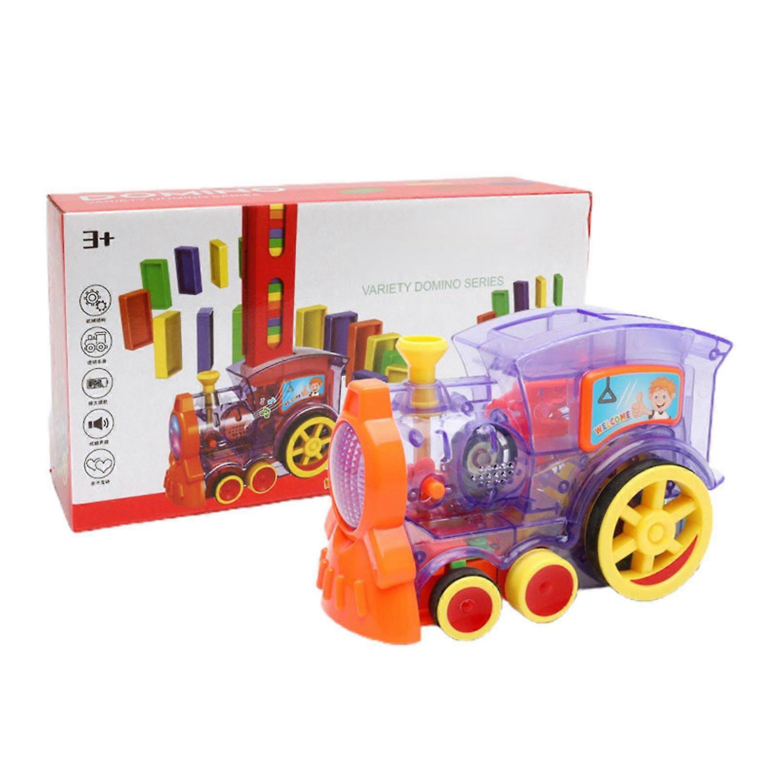 Domino Train Blocks Set Building And Stacking Toy Creatives Toys Domino Train Blocks Set For high quality