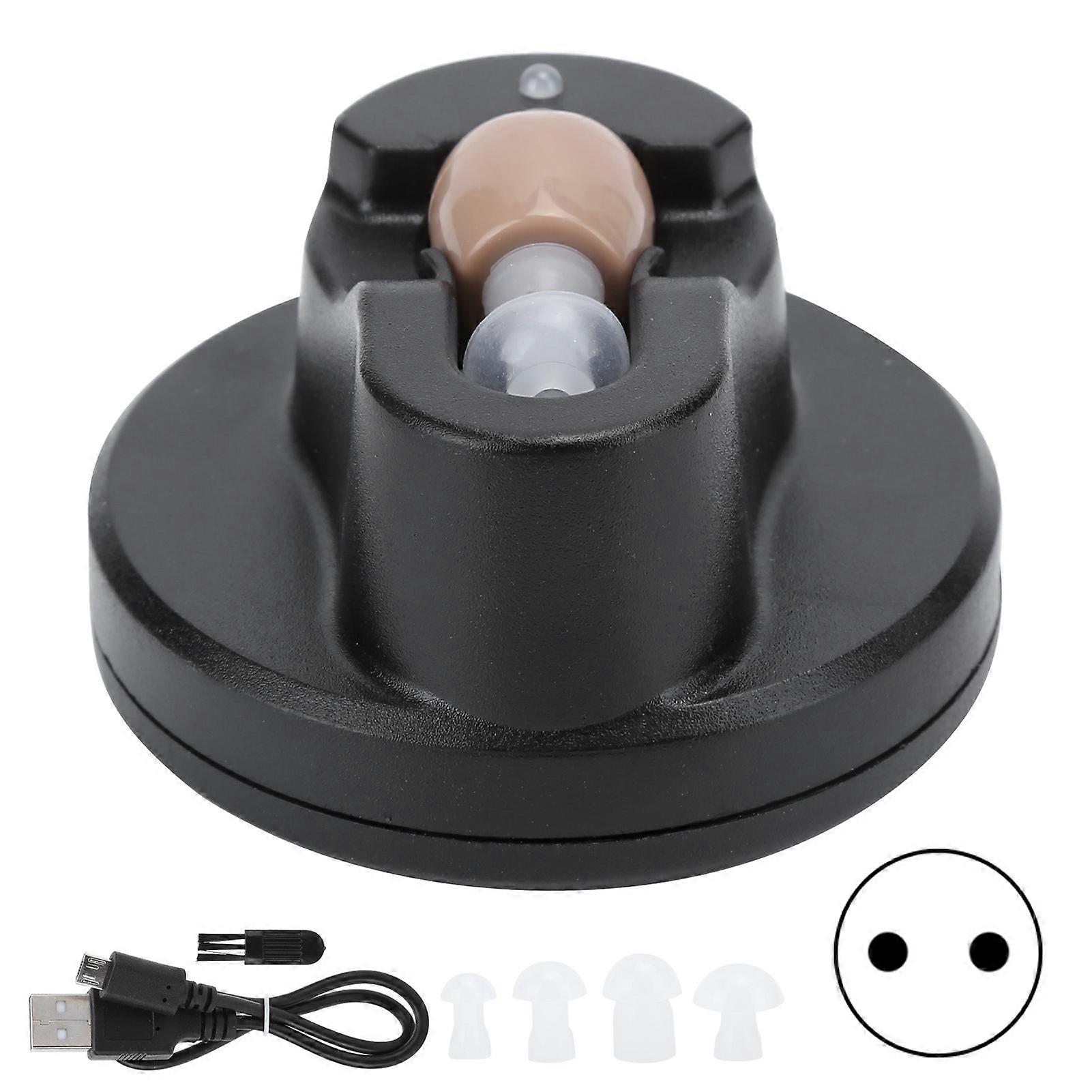 100?240V G?12 Digital Hearing Aid Ear Sound Amplifier USB Rechargeable Volume AdjustableEU Plug