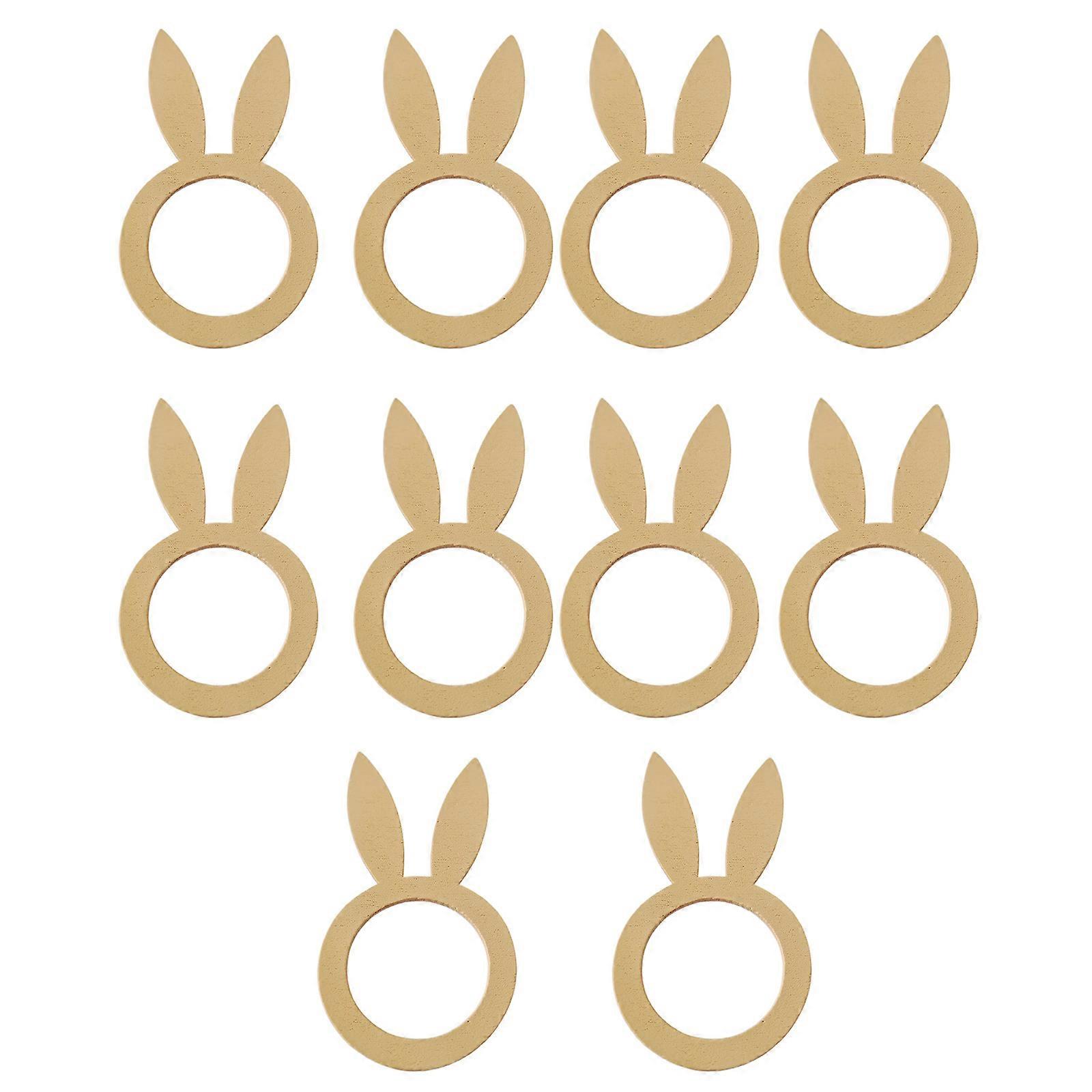 Napkin Buckles Napkin Rings Crafts for Creative Easter Bunny Decoration Napkin R