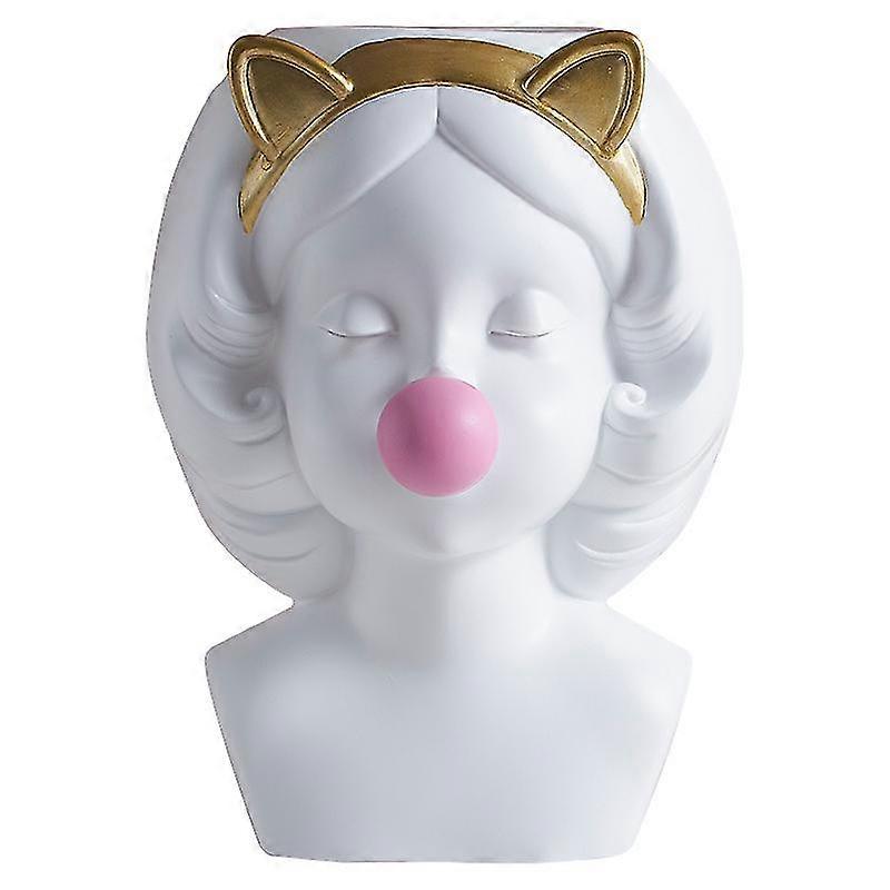 Bubblegum Girl Vase