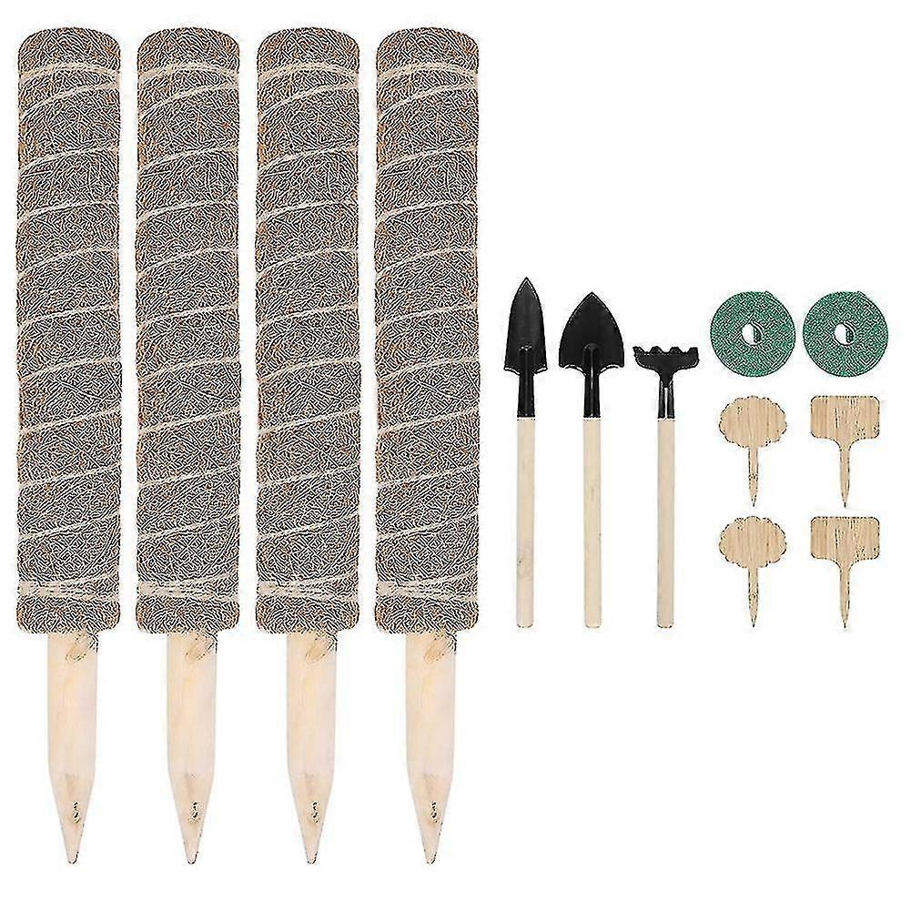 40cm Moss Stick Plant Pile Stackable Coconut Pole