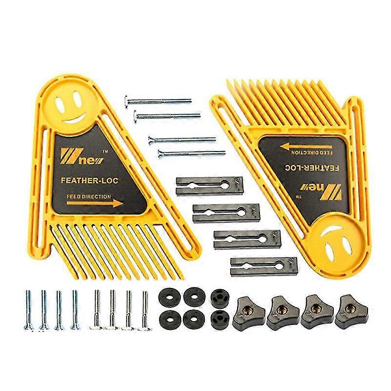 Multi-Purpose Feather Loc Board Set Double Featherboards Woodworking Tool
