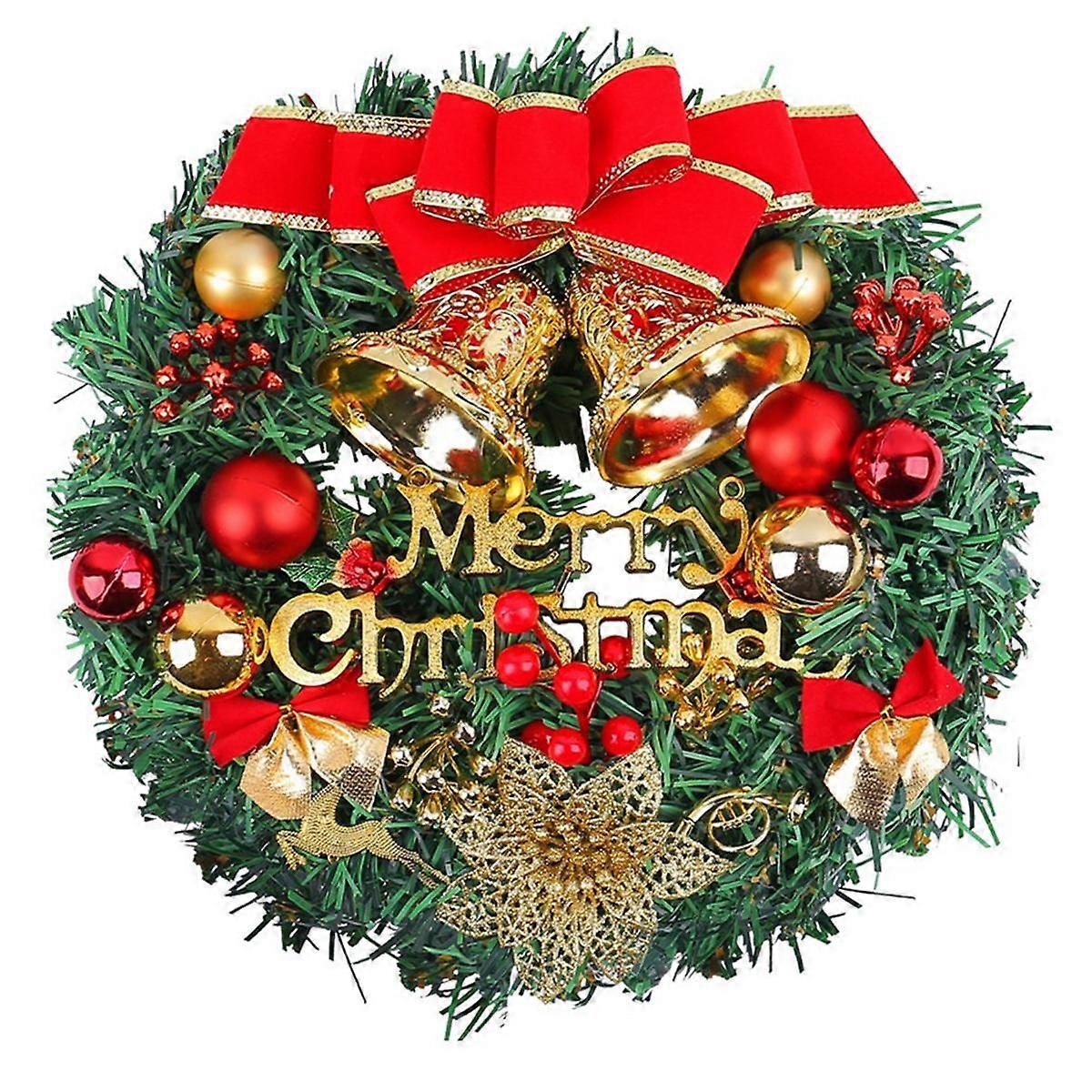 Front Door Christmas Wreath Window Wall Door Christmas Decorations Window Display Door Hanging Arra