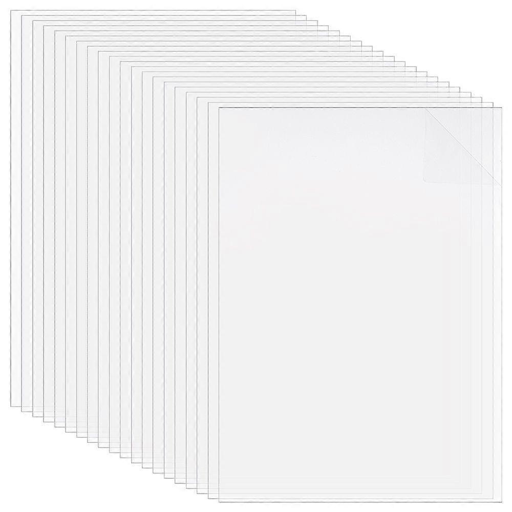 PET Plastic Sheets Rectangle Clear 297x210x0.25mm