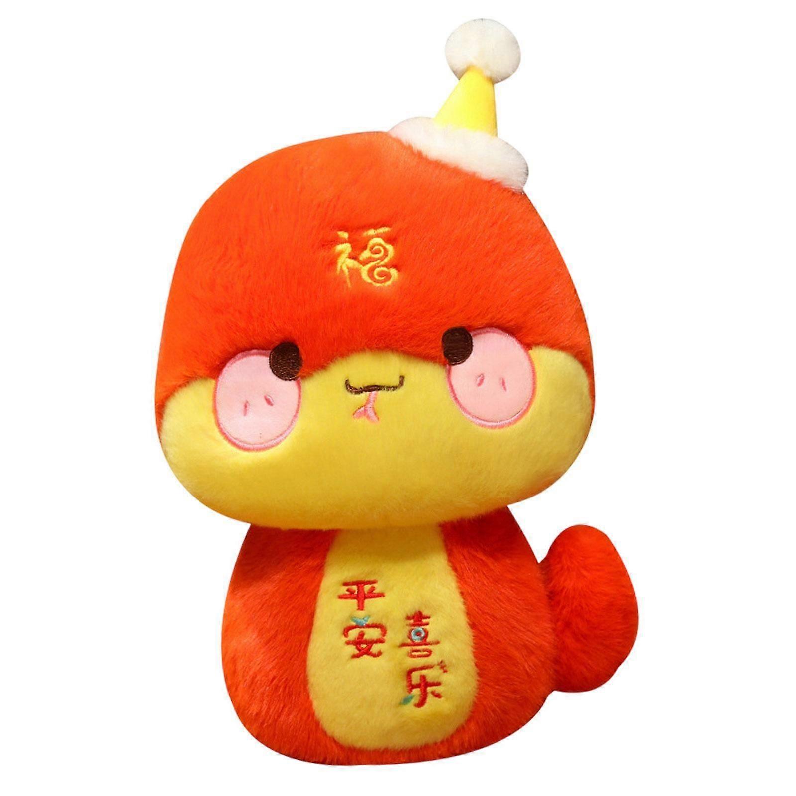 Snake Plush Toy Photo Props Snake Plush Doll for Office Desk Spring Festival
