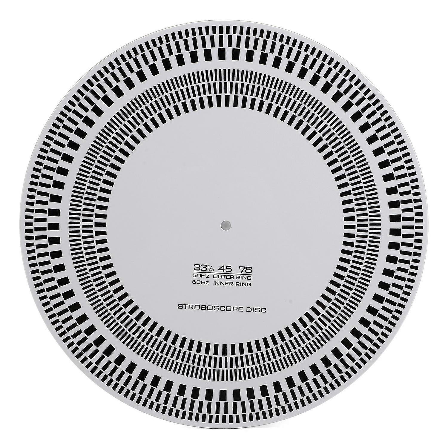 Record Player Speed Disk 297mm Diameter 3mm Thickness Adjustable Turntables Calibration Disc 