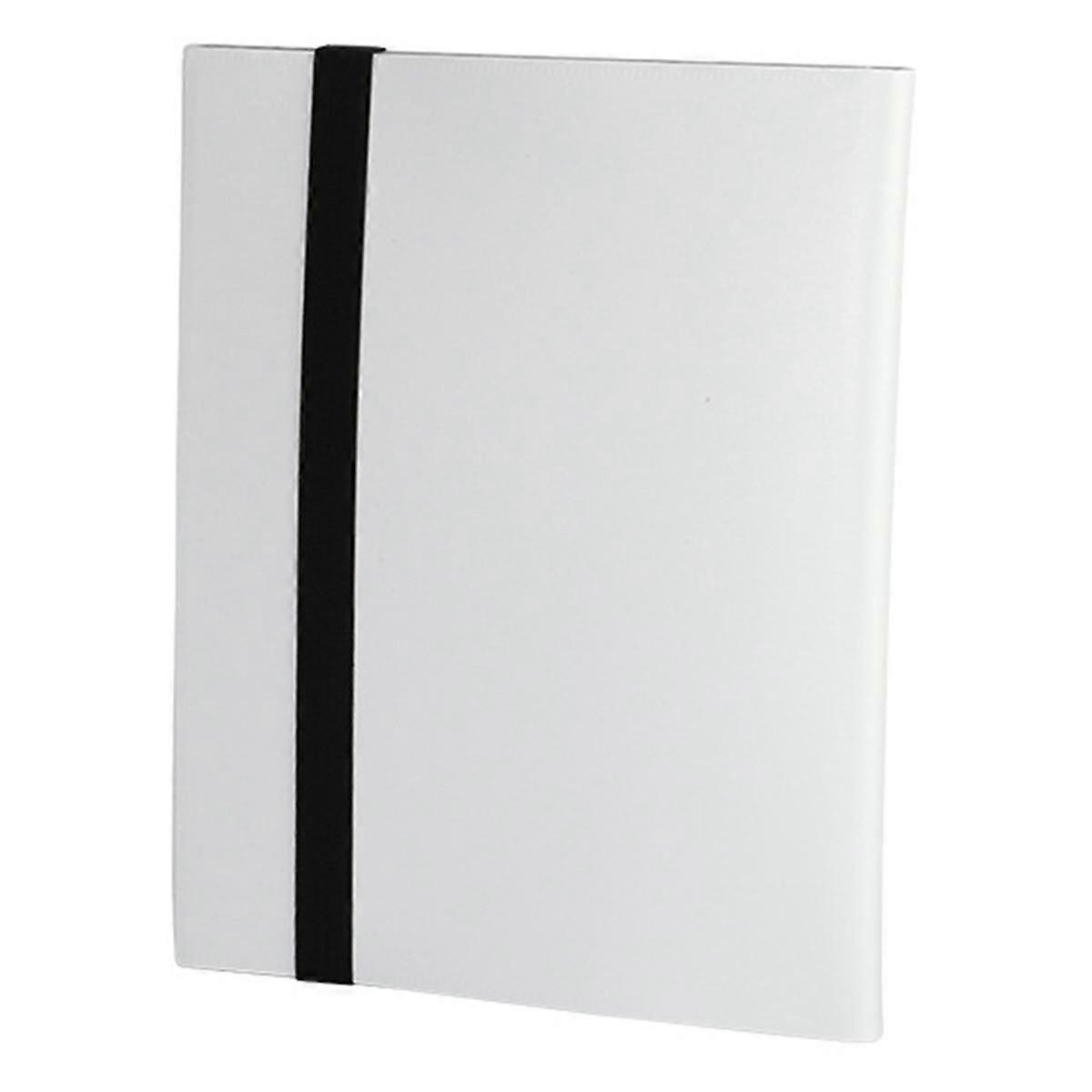 Large Capacity Card Collection Book, Waterproof & Dustproof, Board Game Card Collection White