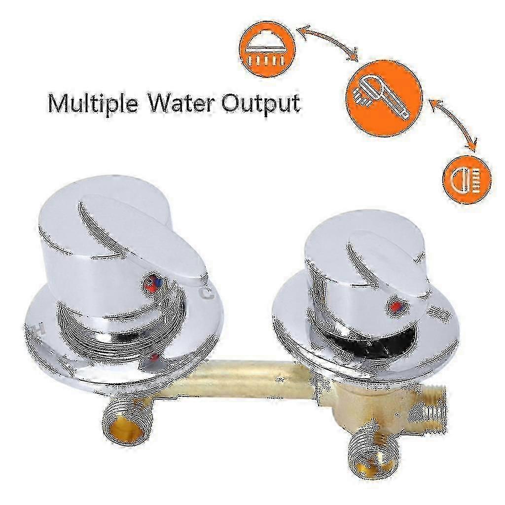 4 Way Shower Faucet Control Brass Shower Room Faucets Mixer Shower Cabin-In Stock